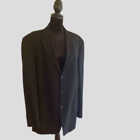 HUGO BOSS Black Wool Einstein Blazer 40L - Picture 9 of 12